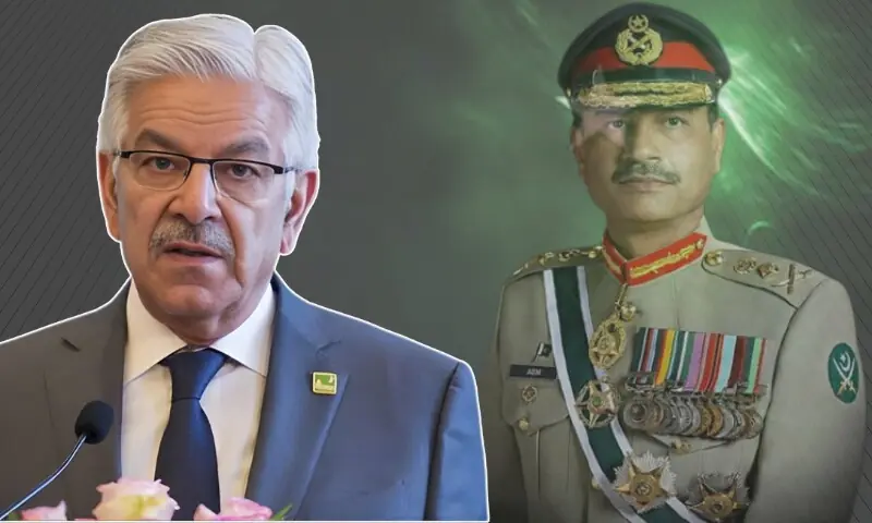 چیف آف ڈیفنس فورسز کے نوٹیفکیشن کا عمل شروع ہوگیا ہے: خواجہ آصف