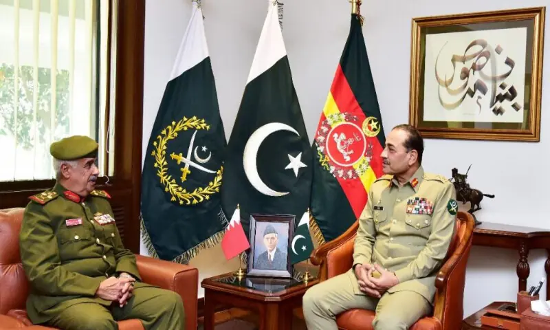 Bahrain National Guard chief calls on Field Marshal Asim Munir