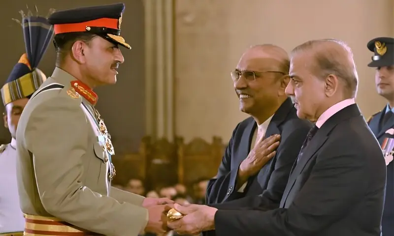 صدر مملکت نے فیلڈ مارشل کی بطور چیف آف ڈیفنس فورسز تعیناتی کی منظوری دے دی