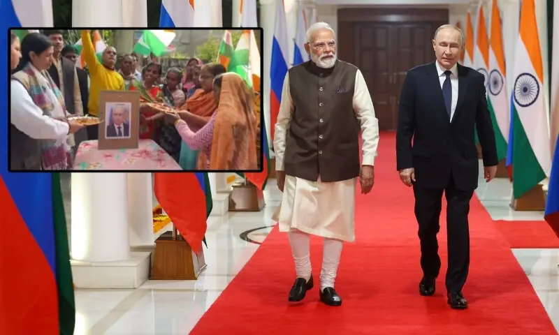 بھارت میں روسی صدر کے لیے پوجا کی وائرل ویڈیو، سوشل میڈیا پر دلچسپ تبصرے – World