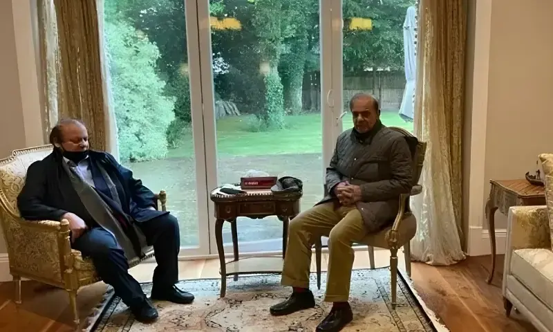 Shehbaz, Nawaz discuss political, economic situation in Jati Umra meeting