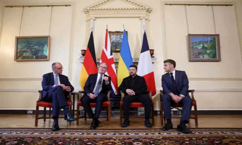Zelensky, European leaders to convene in London amid US peace push