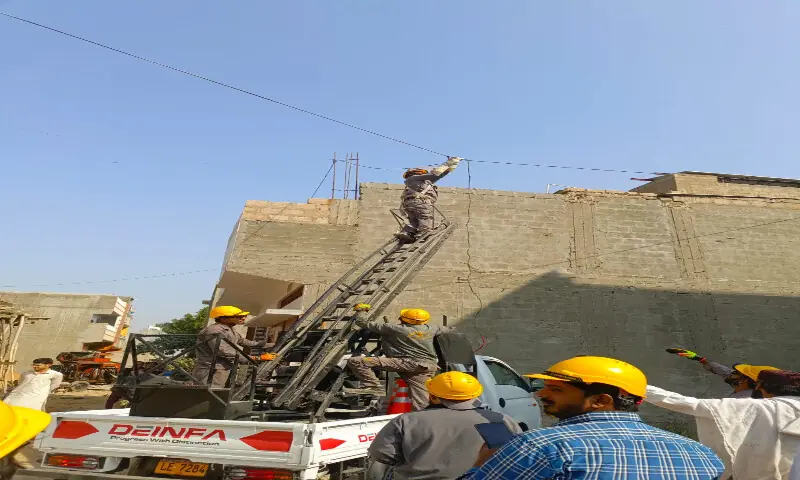 K-Electric removes 1,100kg of illegal power connections in anti-theft drive