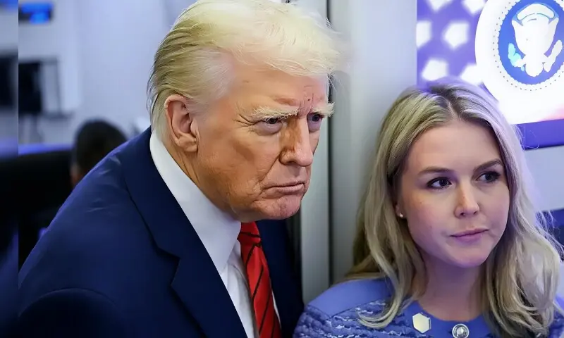 ’خوبصورت چہرہ، مشین گن جیسے ہونٹ‘: ٹرمپ کی اپنی پریس سیکریٹری کی انوکھی تعریف – World