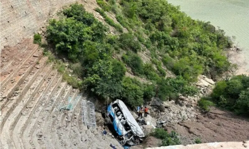 Passengers feared missing as van plunges into river in AJK