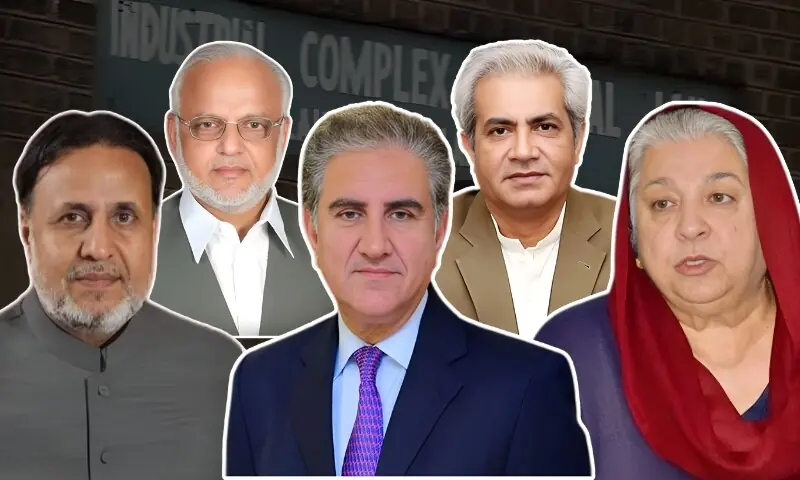 کوٹ لکھپت جیل میں قید پی ٹی آئی کی مرکزی قیادت کی پھر مذاکرات کی حمایت