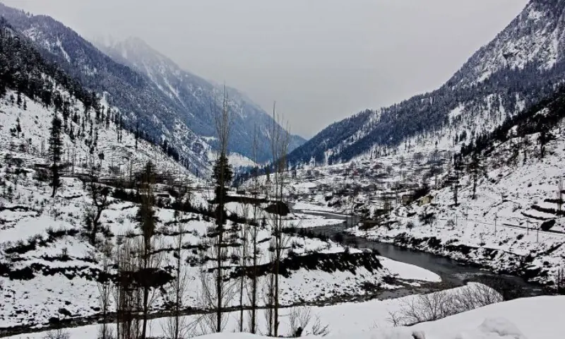 Snowfall transforms upper Swat into a winter wonderland