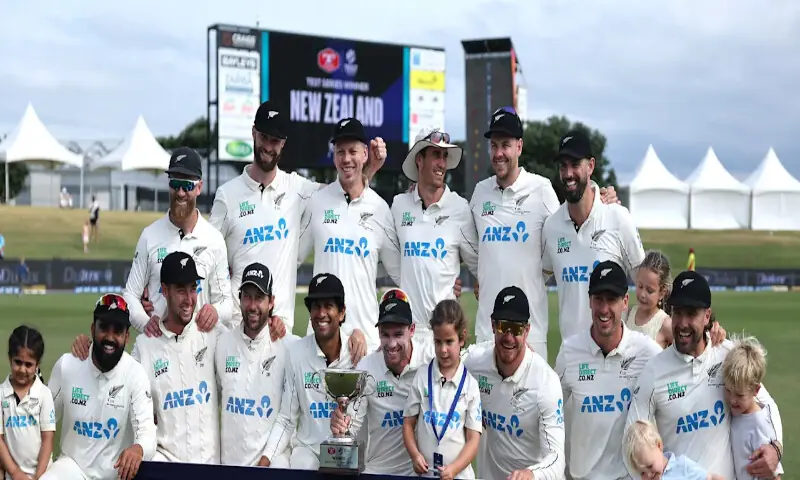 New Zealand crush West Indies to seal 2-0 Test series win