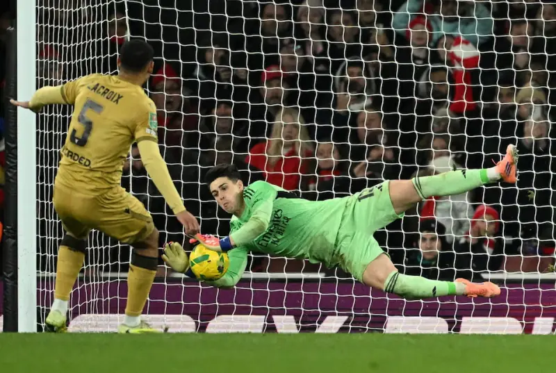 Arsenal edge Palace on penalties to reach League Cup semi-finals