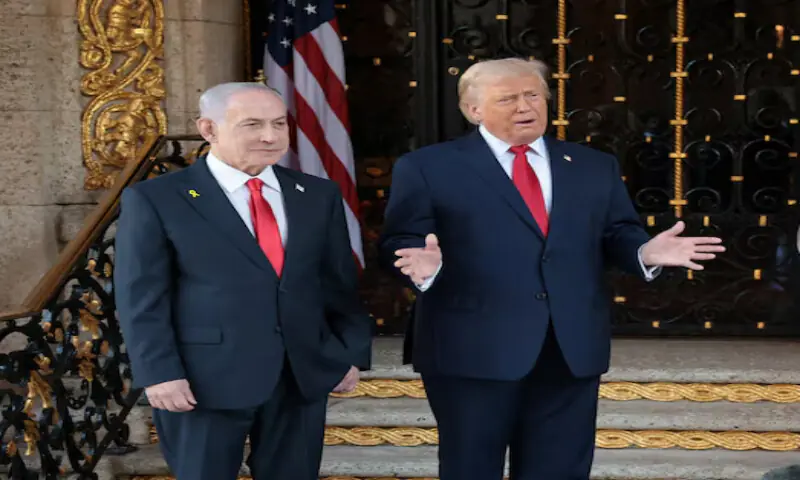 Trump warns Iran of strike, urges Hamas to disarm after meeting Netanyahu