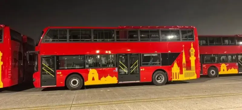 Double-decker bus service resumes in Karachi after nearly 50 years