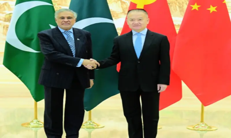 Ishaq Dar holds talks with senior Chinese leaders on key issues
