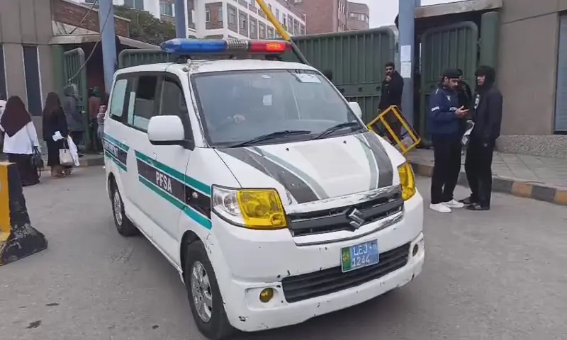 Pharmacy student critically injured after jumping from university building in Lahore