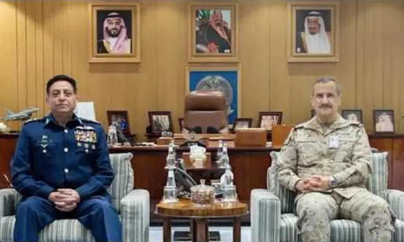PAF chief meets Saudi defence leadership to boost military ties