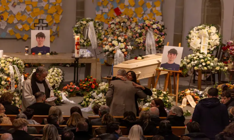 Teen soccer players lay to rest mate killed in Swiss bar fire