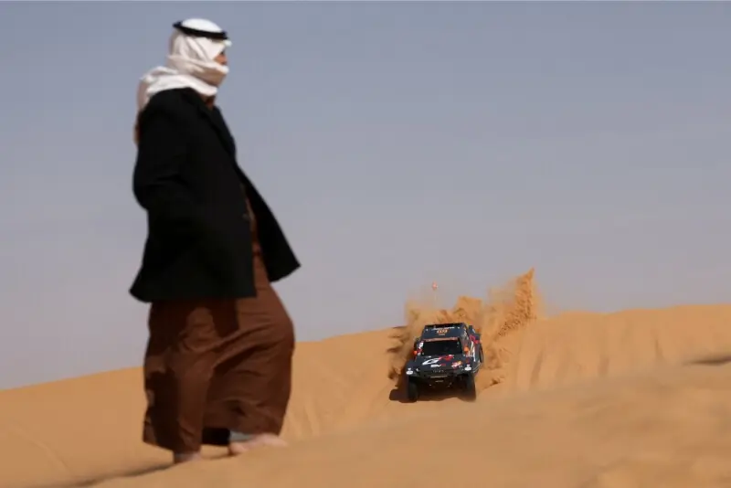 سعودی عرب کے صحرا میں ڈاکار ریلی سعودی عرب کے صحرا میں ڈاکار ریلی