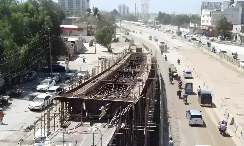 K-IV augmentation work resumes on University Road after World Bank concerns addressed