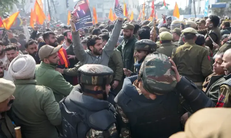 Occupied Kashmir medical college closed due to Hindu group protests against Muslims