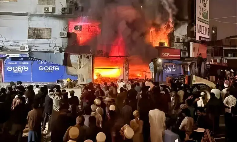 Gul Plaza fire sparks outrage: Citizens demand accountability