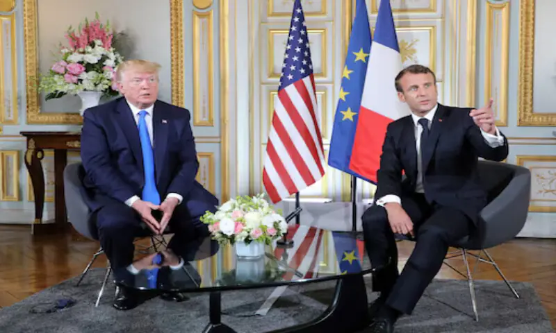 Macron questions Trump&rsquo;s Greenland stance in messages
