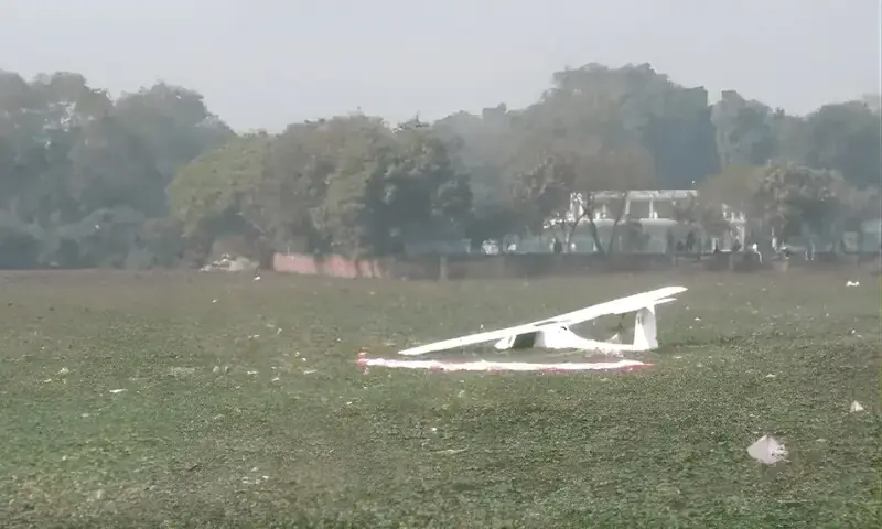 Indian Air Force training plane crashes