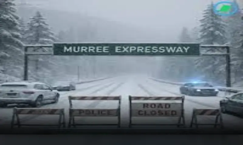 Murree Expressway partially closed as safety measures, amid bad weather