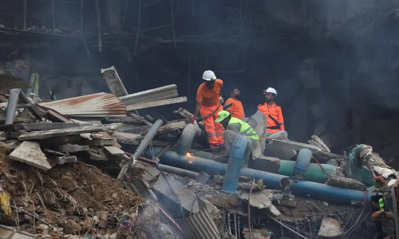 Gul Plaza fire: FIR registered as missing list updated to 82