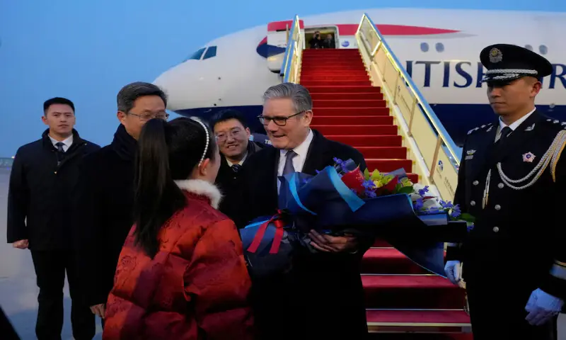 Starmer begins China visit to boost trade and political ties