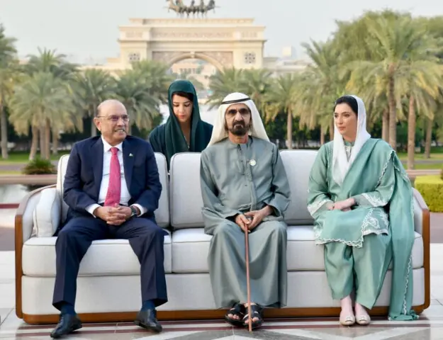 Zardari, UAE PM Sheikh Mohammed discuss trade, investment cooperation