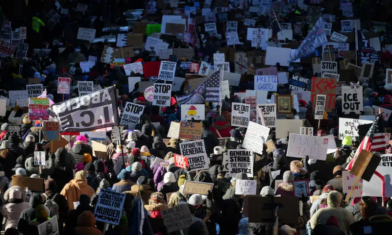 Mass protests erupt across US over immigration crackdown