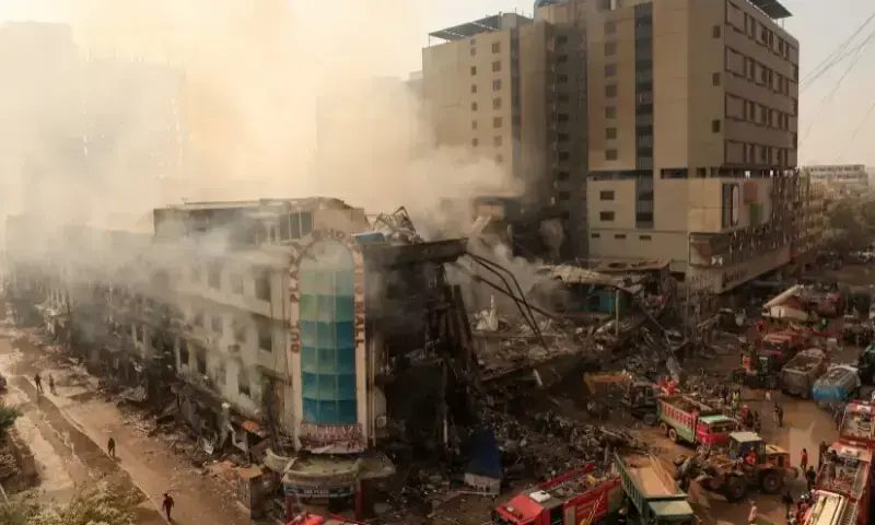 Gul plaza fire: Investigation reveals cause and delays in rescue