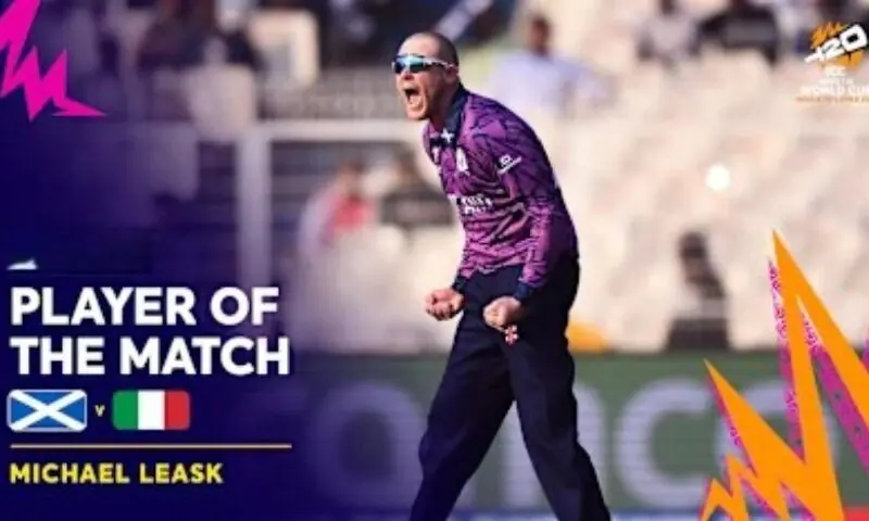 Scotland beat Italy by 73 runs in T20 World Cup