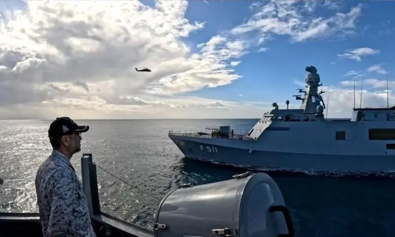 Pakistan Navy ship Khaibar joins Turkish drills during maiden voyage