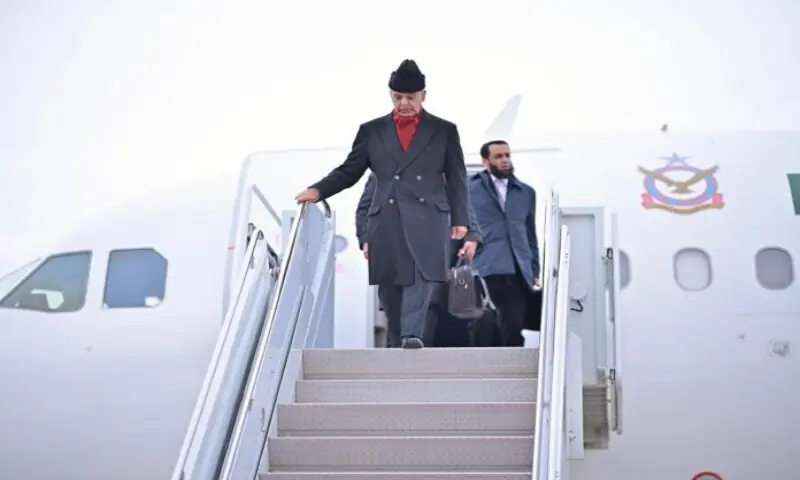 PM Shehbaz arrives in US for Gaza Board of Peace meeting