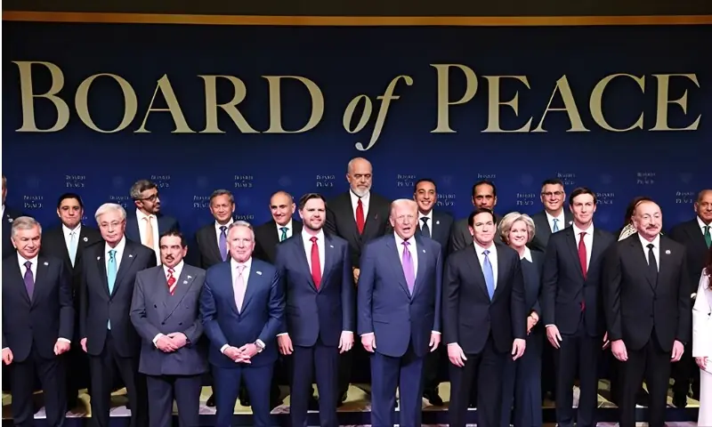 واشنگٹن: ٹرمپ کی زیر صدارت بورڈ آف پیس کا اجلاس، وزیراعظم اور فیلڈ مارشل کی شرکت