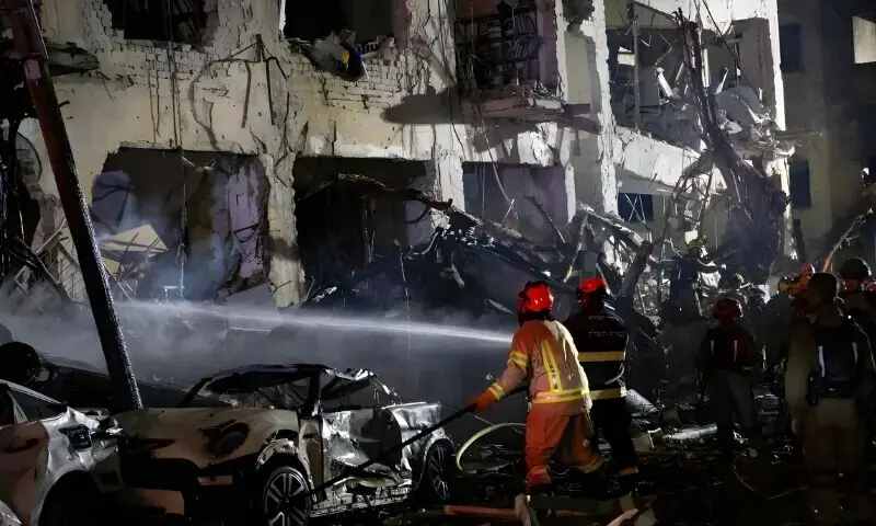 40 buildings damaged in Tel Aviv following Iranian strikes