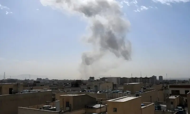 ایرانی شہرسنندج پر میزائل حملے، 2 افراد جاں بحق