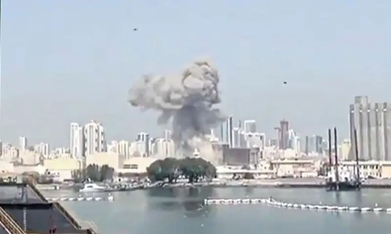 ایران کی بحرین میں امریکی ملٹری بیس پر ڈرون اور میزائلوں کی بارش، ویڈیو جاری