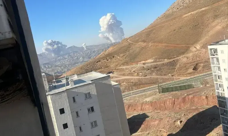 Strikes hit Iranian military sites near Tehran; seven injured in Israel