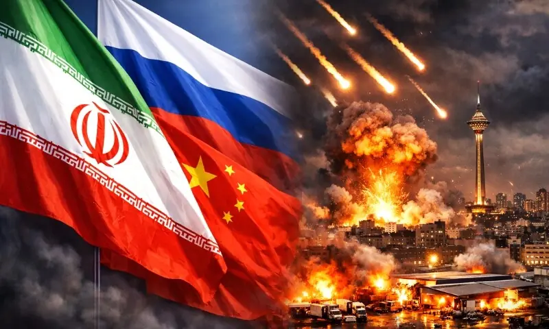 تہران کی دیرینہ اتحادی چین اور روس، ایران جنگ سے دور کیوں ہیں؟