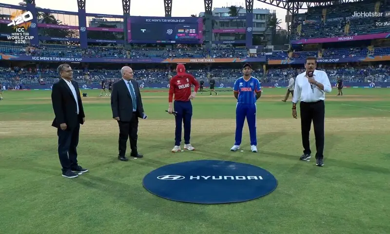 ٹی 20 ورلڈ کپ کا دوسرا سیمی فائنل: انگلینڈ کا بھارت کے خلاف ٹاس جیت کر فیلڈنگ کا فیصلہ