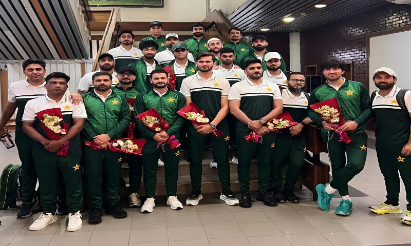 Pakistan squad land in Dhaka for ODI series against Bangladesh