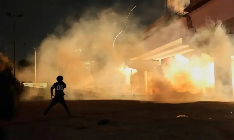 بغداد ایئرپورٹ کے قریب ڈرون حملہ، خاتون زخمی