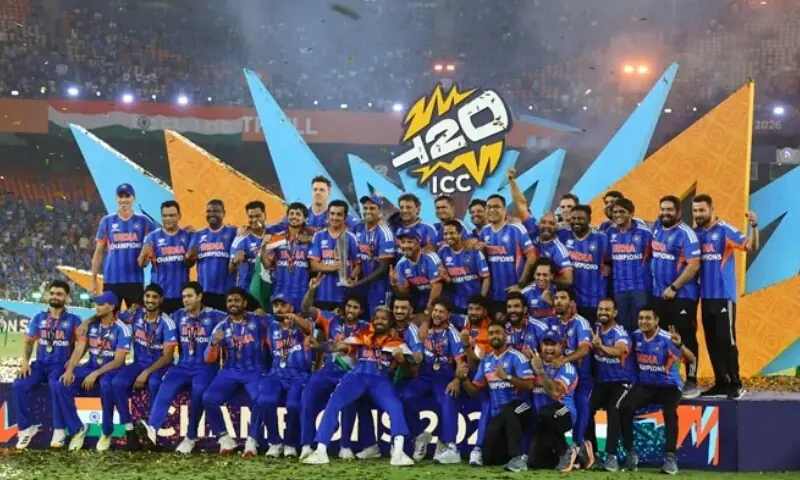ٹی 20 ورلڈ کپ فائنل میں بھارت نے وہ ریکارڈز بنادیے جو کوئی اور ٹیم نہ بنا سکی