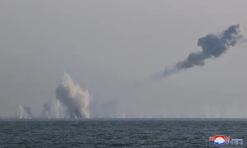 North Korea fires possible missile towards sea during US-South Korea drills