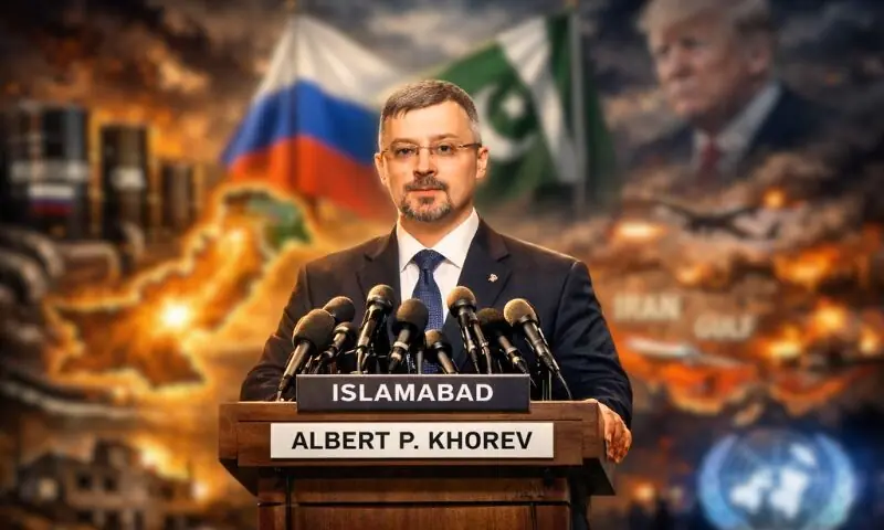 پاکستان کو سستا تیل بیچنے کے لیے تیار ہیں: روسی سفیر