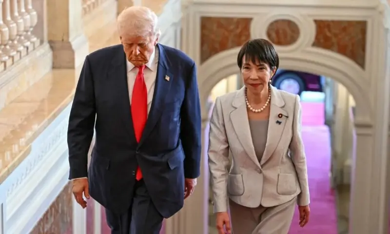 صدر ڈونلڈ ٹرمپ کی ایران جنگ میں جاپان پر دباؤ ڈالنے کی تیاری