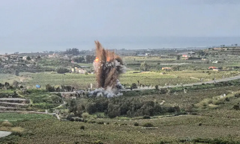 Israel launches wave of strikes on south Lebanon, hits bridge