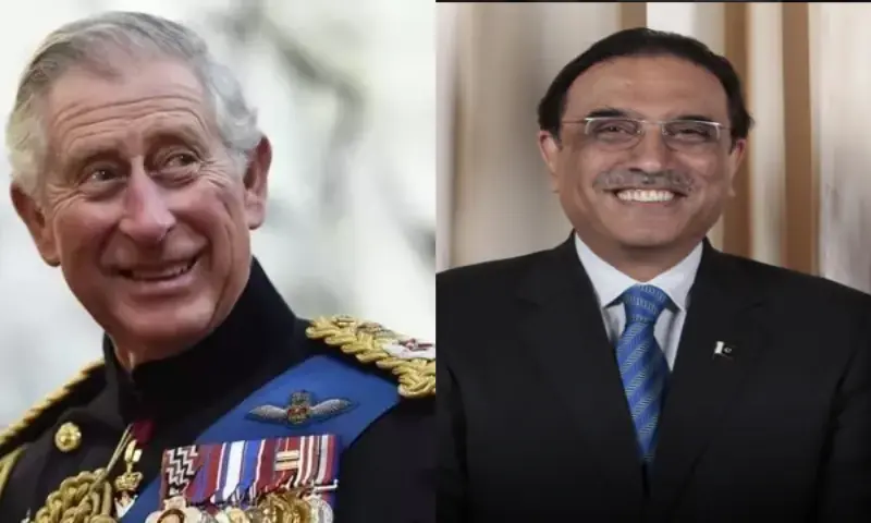 King Charles congratulates President Zardari on Pakistan Day