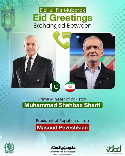 PM Shehbaz conveys Eid and Nowruz wishes to Iran president